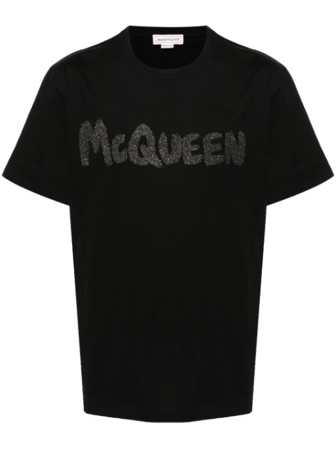 Alexander McQueen logo-print cotton T-shirt