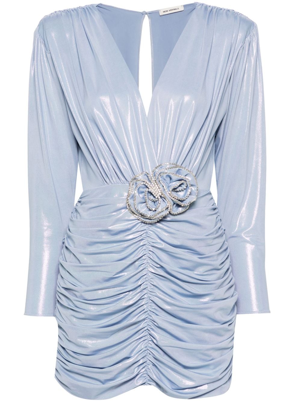 The New Arrivals Ilkyaz Ozel Bebe mini-jurk met iriserend-effect Blauw
