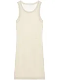Helmut Lang fine-ribbed tank minidress - Neutrals