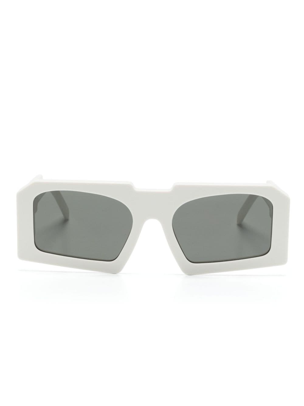Zero Twenty Four Geometric-frame Sunglasses In White