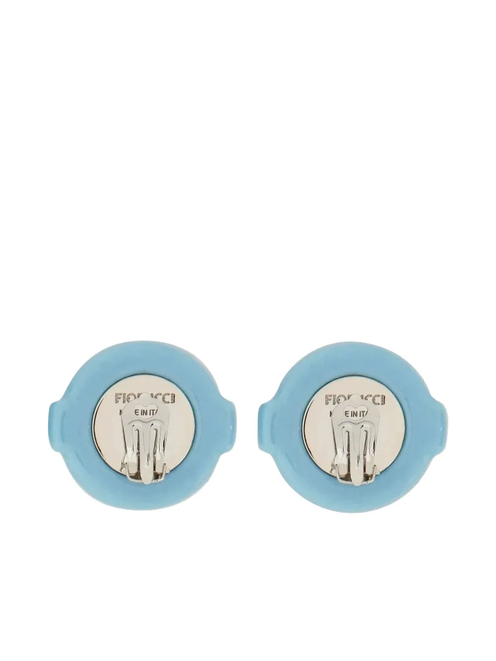Fiorucci logo earrings - Blauw