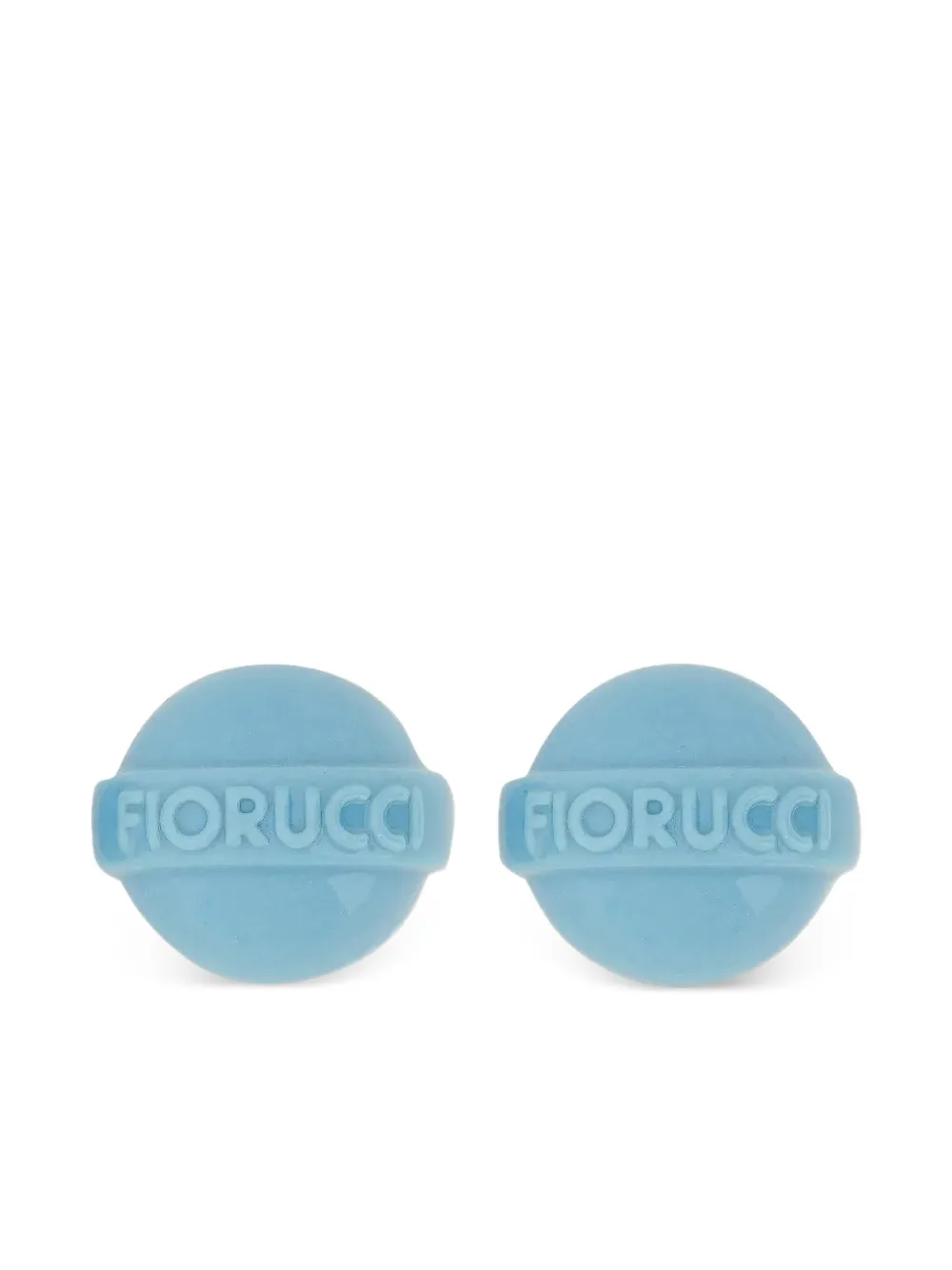 Fiorucci aretes con logo | azul | Image 1