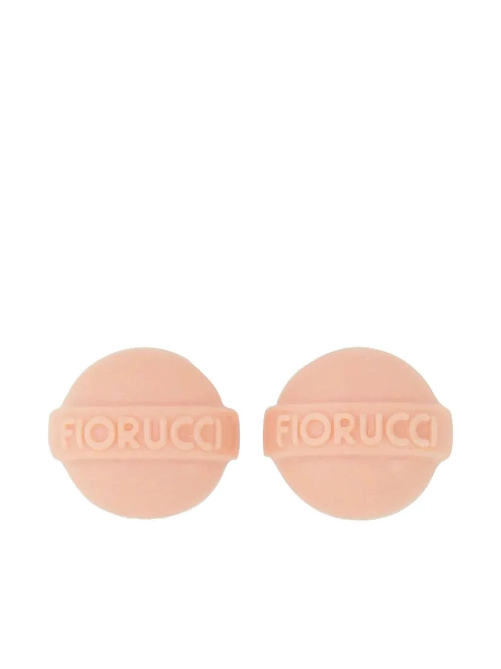 Fiorucci logo stud earrings - Rosa