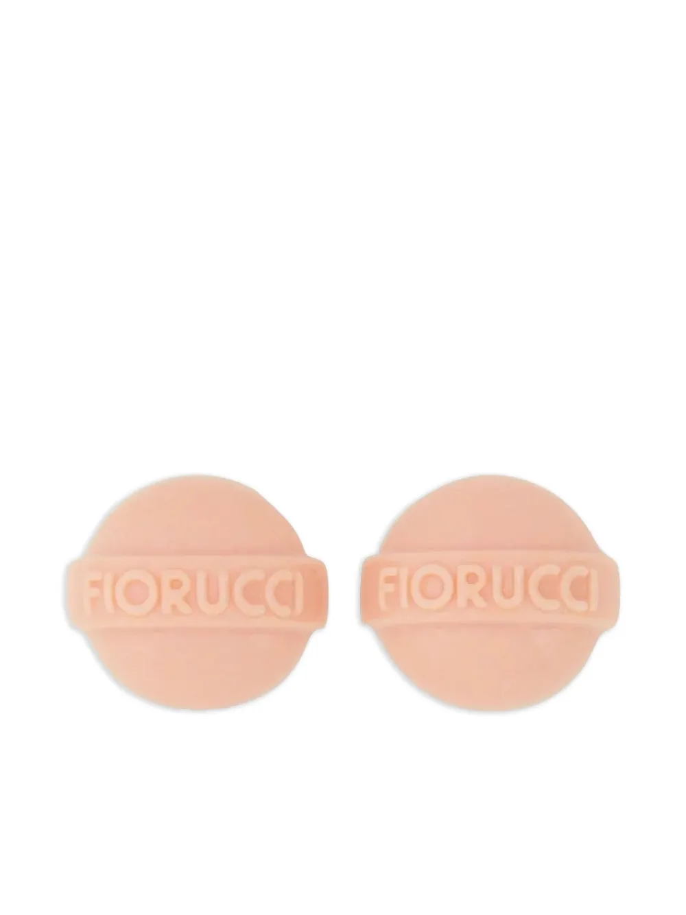 Fiorucci aretes con apliques del logo | rosado | Image 1