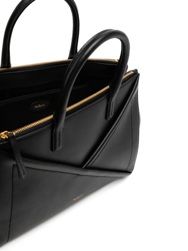 MULBERRY｜ (RL6874 736 A100) Mulberry | Mini Antony | Black Heavy Grain | Men