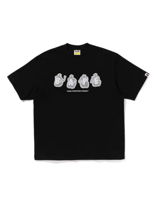 T-shirt en coton à logo imprimé - A BATHING APE® - Modalova