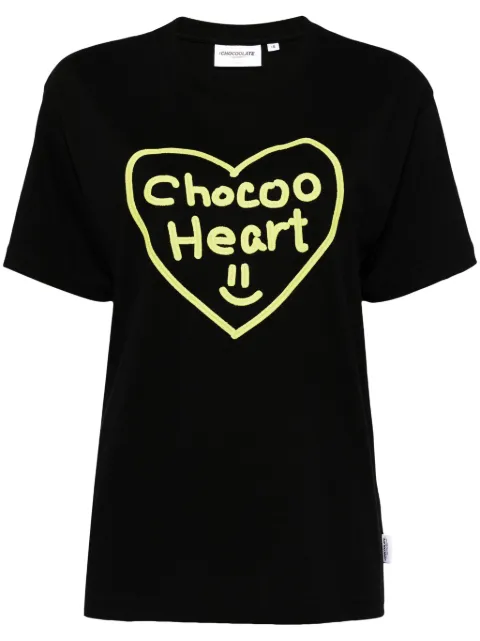 CHOCOOLATE graphic-print cotton T-shirt