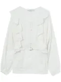 IRO ruffle-detail cotton blouse - White