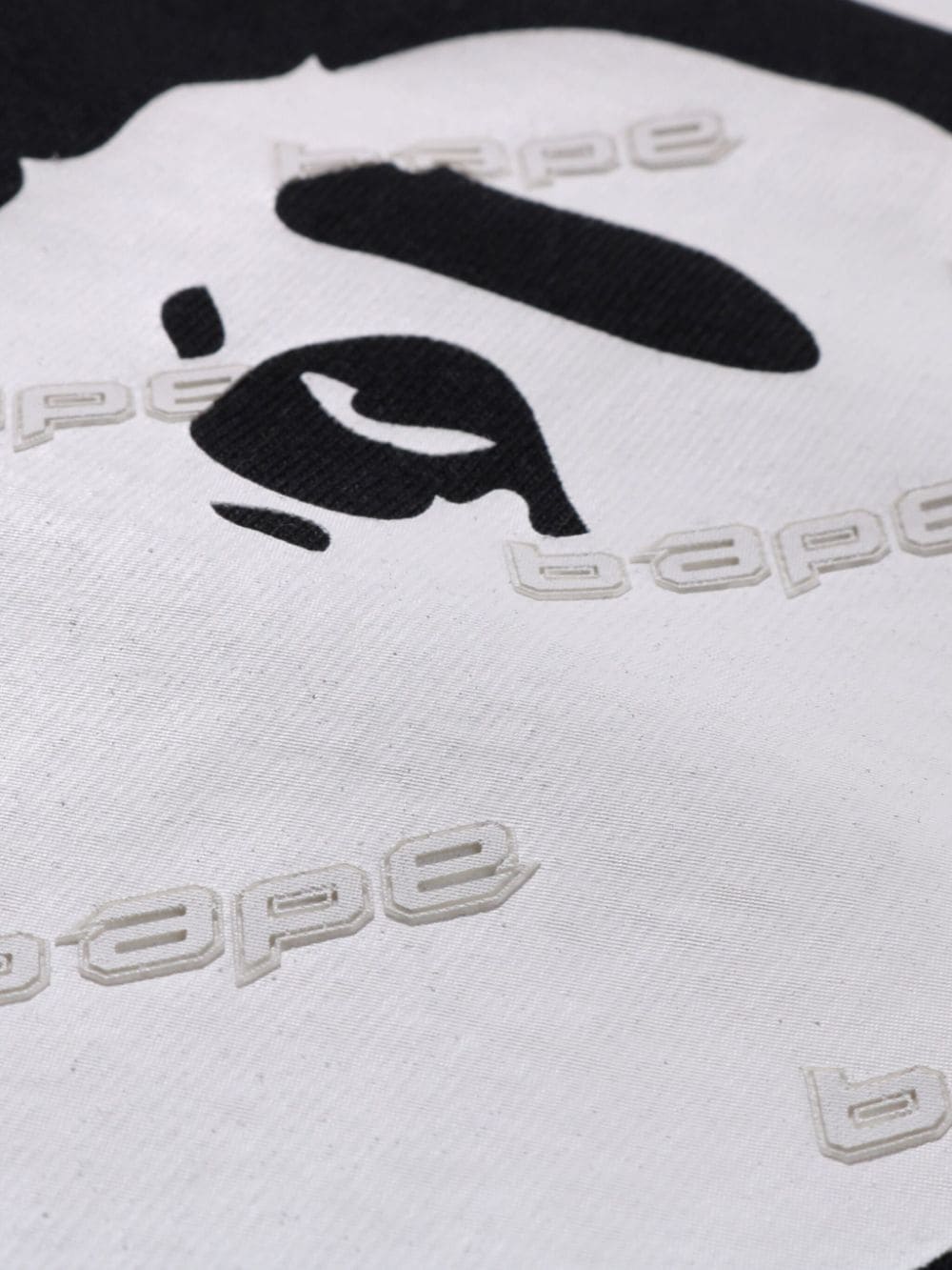 A BATHING APE BAPE Hexagram cotton T-shirt - Zwart