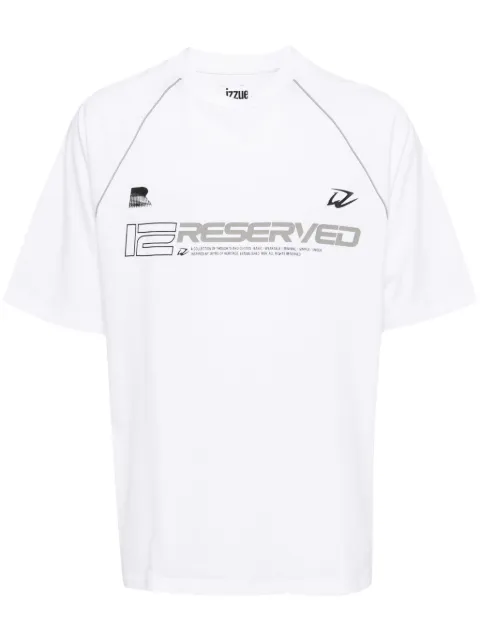 izzue playera con logo estampado