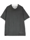 izzue graphic print t-shirt - Grey