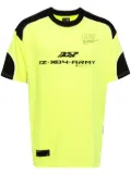 izzue graphic contrasting t-shirt - Yellow