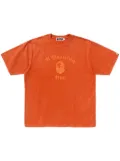 A BATHING APE® logo-print cotton T-shirt - Orange