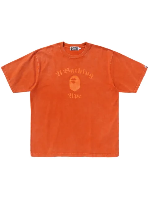 A BATHING APE® logo-print cotton T-shirt 