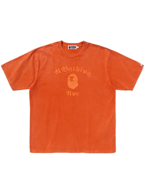 T-shirt en coton à logo imprimé - A BATHING APE® - Modalova