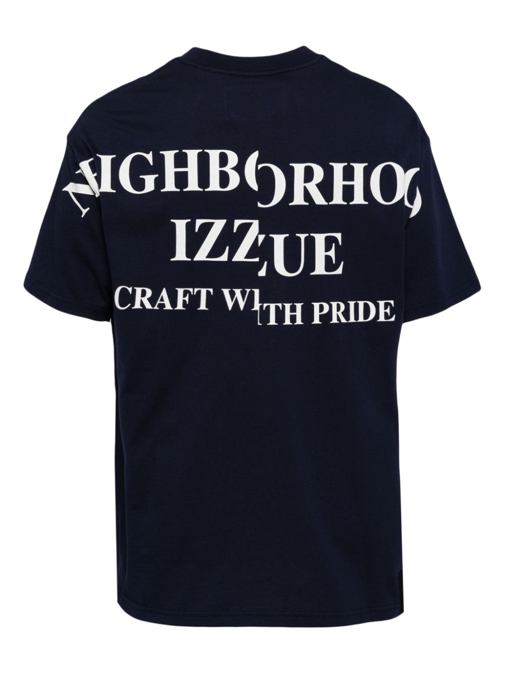 izzue T-shirt met grafische print - Blauw