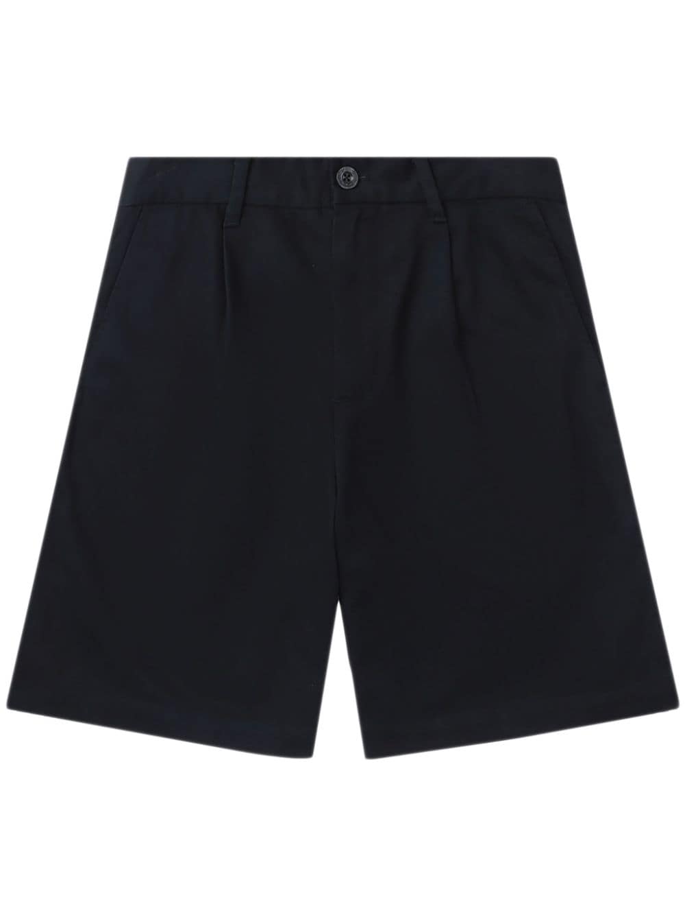 Fred Perry Logo-embroidered Chino Shorts In Black