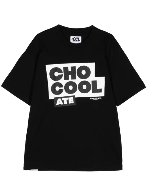 CHOCOOLATE logo-print cotton T-shirt 