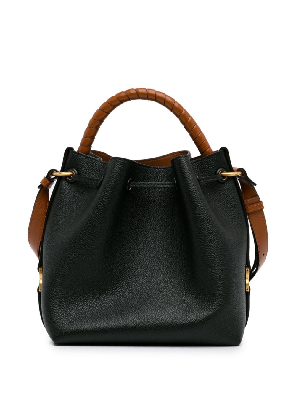 Pre-owned Chloé 2010-2023 Marcie Bucket Bag In Black
