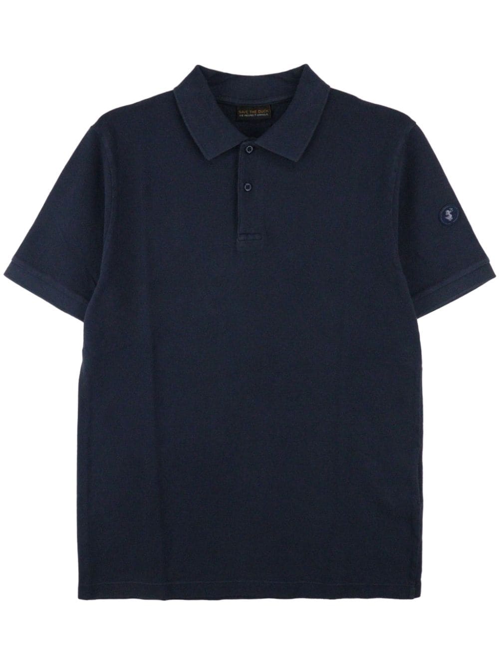 Save The Duck Orio Cotton Polo Shirt In Blue