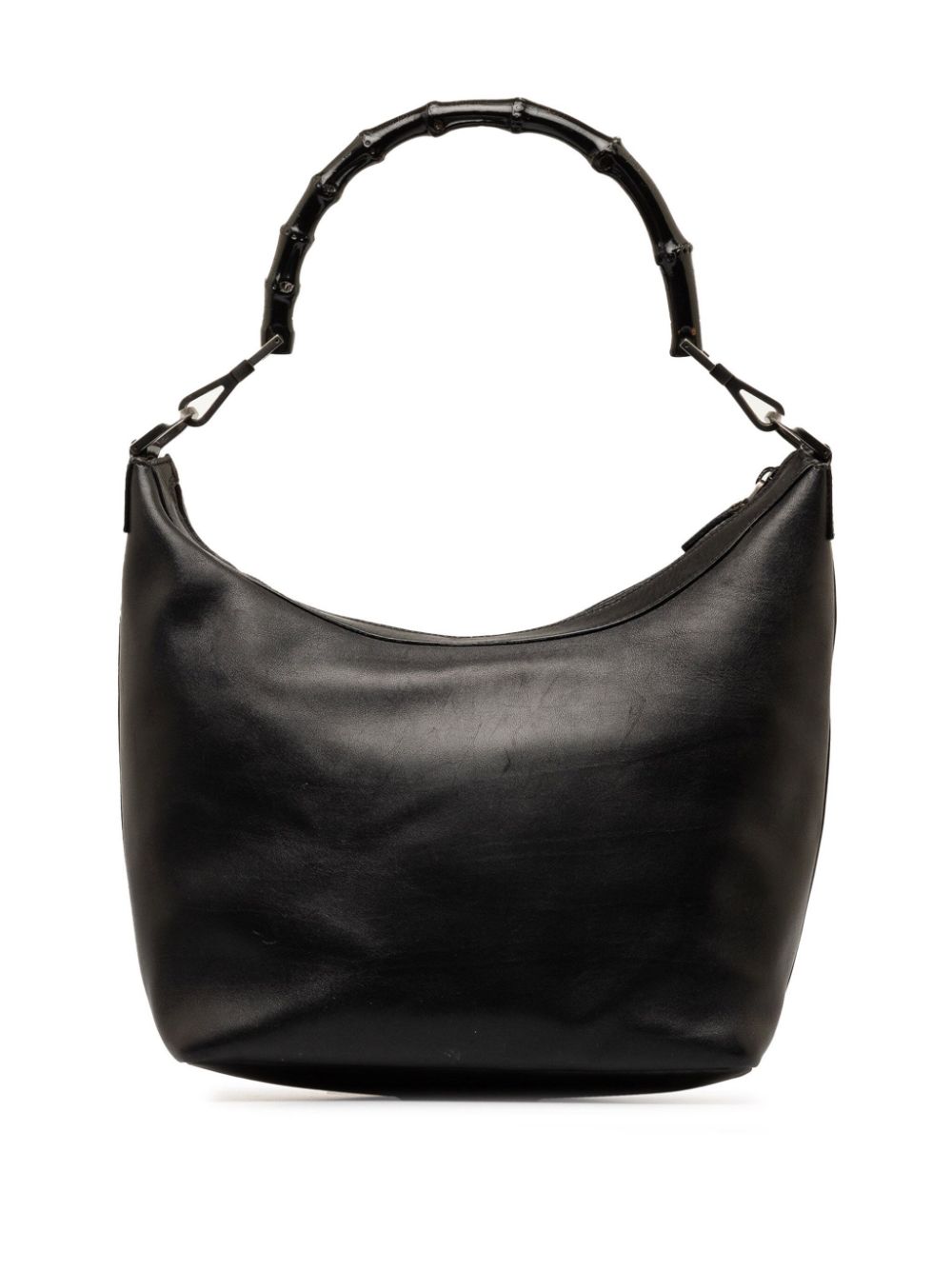 Gucci Pre-Owned 2000-2015 Bamboo Leather shoulder bag - Zwart