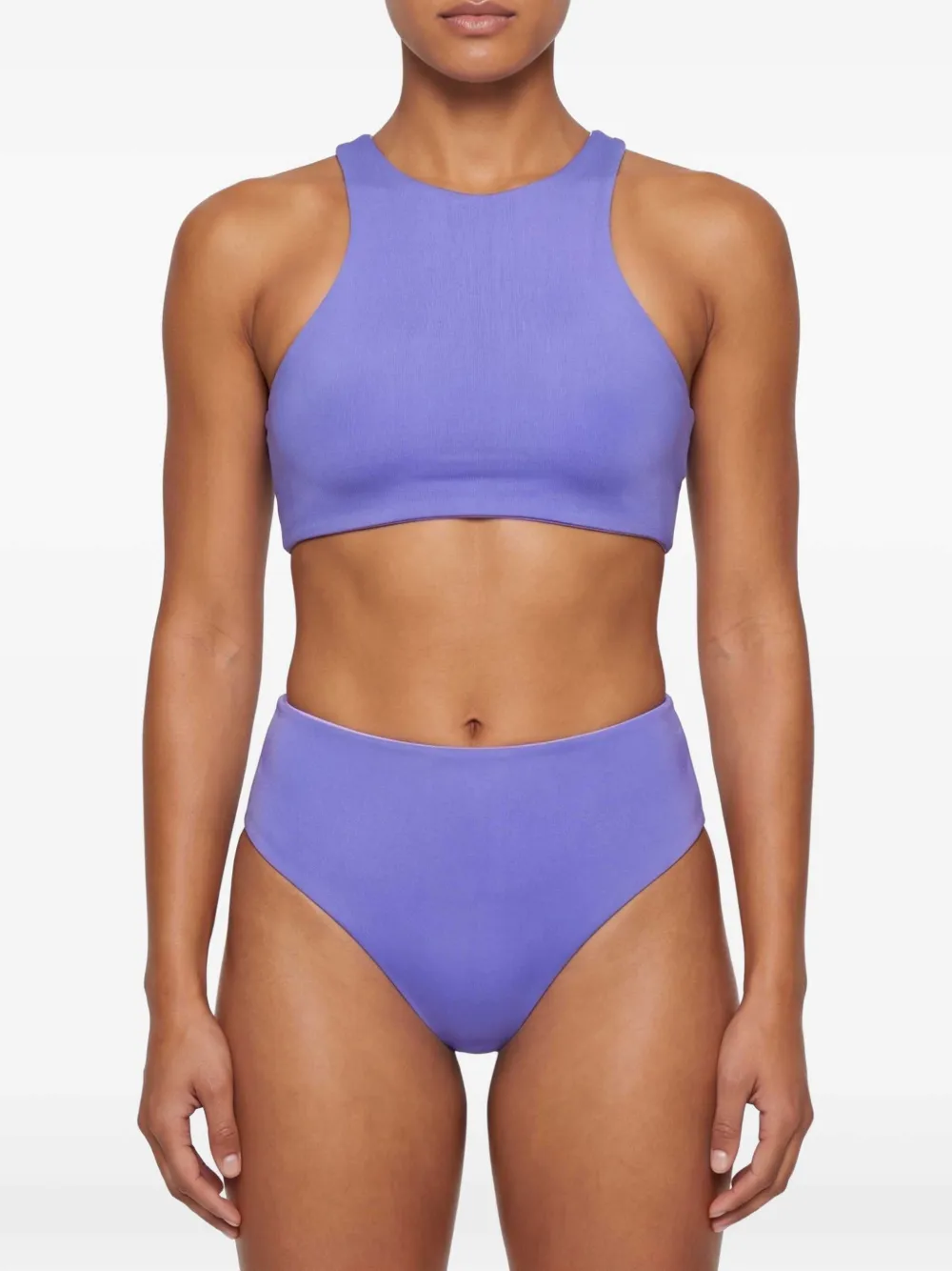 The Attico Bikini met uitgesneden detail Paars