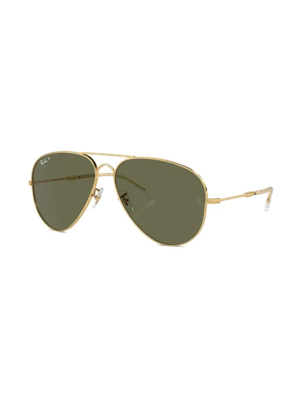 Ray-Ban Classic Aviator-frame Sunglasses Gold FARFETCH IN