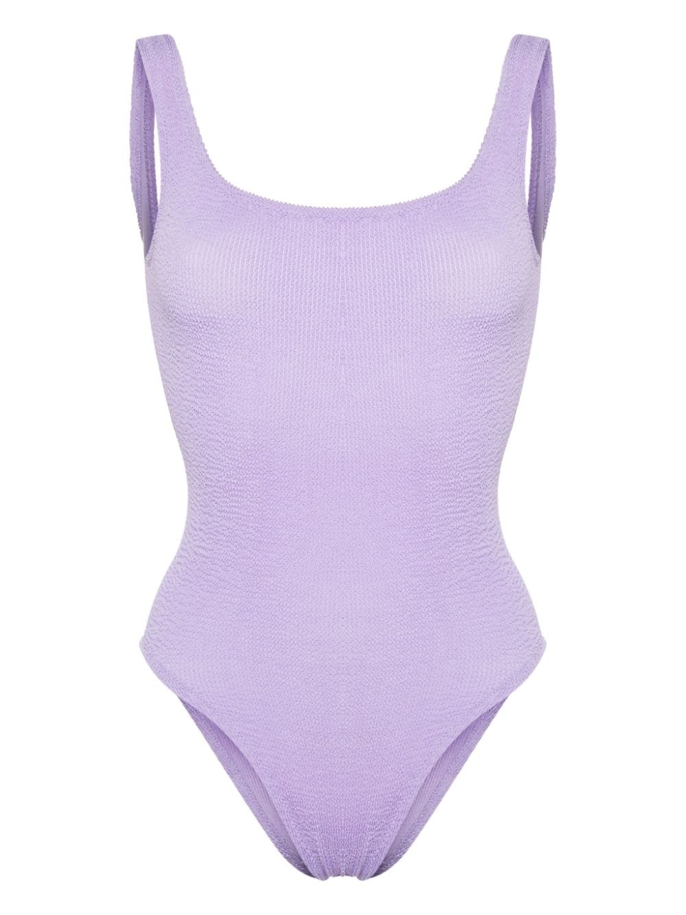 MC2 Saint Barth low back crinkled swimsuit Paars