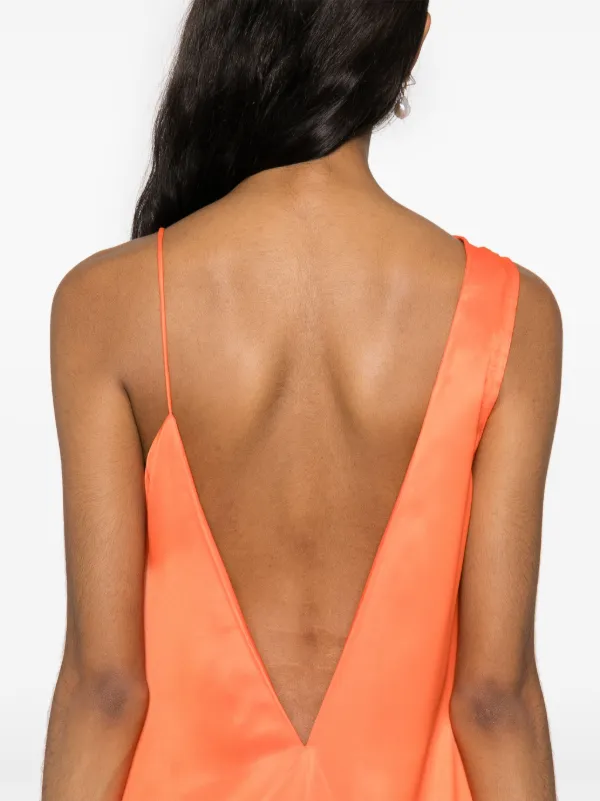 open lace back dress Calvin Klein Women's Gauze V-Neck Tiered Skirt Dress, Clay at Amazon  Women's Clothing store