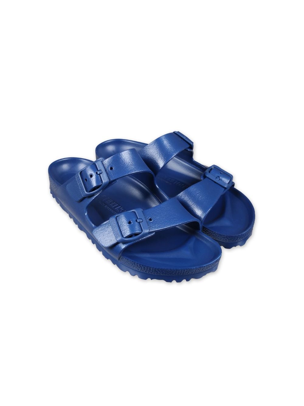 birkenstock kids sandales arizona à design à enfiler - bleu