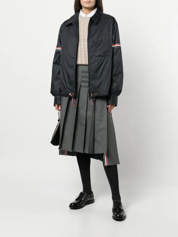 Thom Browne Gonna Plissettata | Grigio | FARFETCH IT