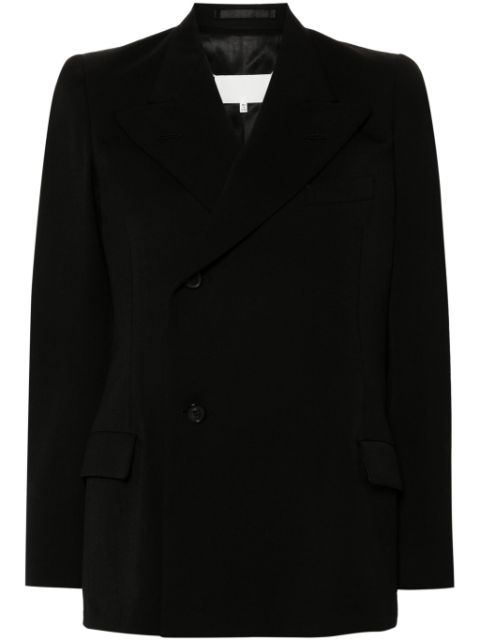 Maison Margiela off-centre wool blazer Women