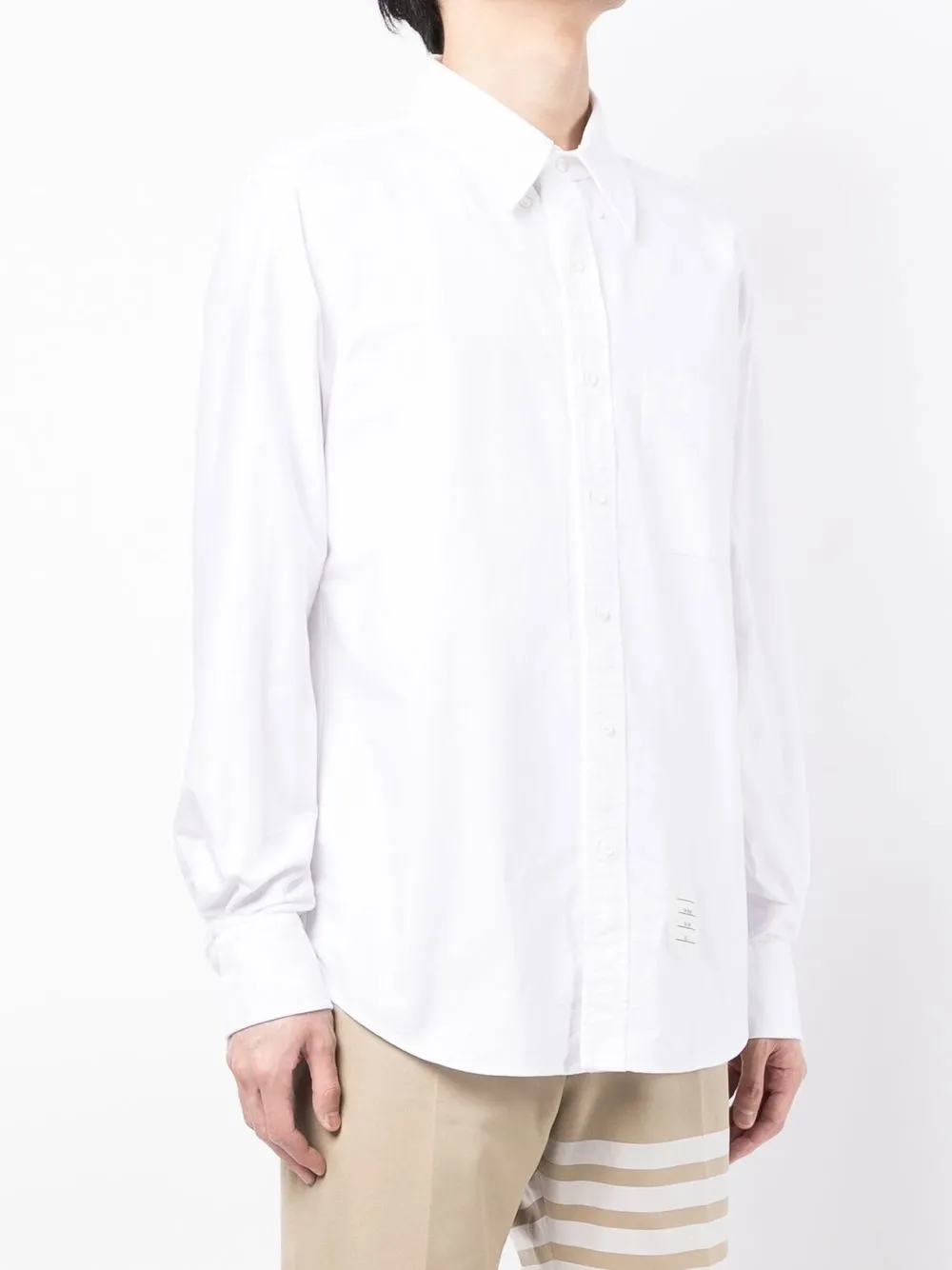 Thom Browne Overhemd met opgestikte zak 100 WHITE