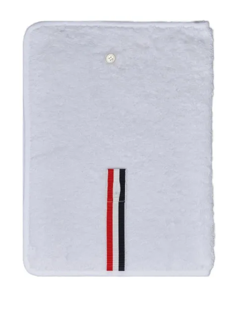 Thom Browne ribbon-trimmed cotton towel (30cmx 88cm)