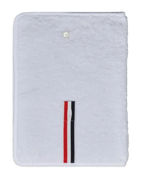 Thom Browne ribbon-trimmed cotton towel (30cmx 88cm)
