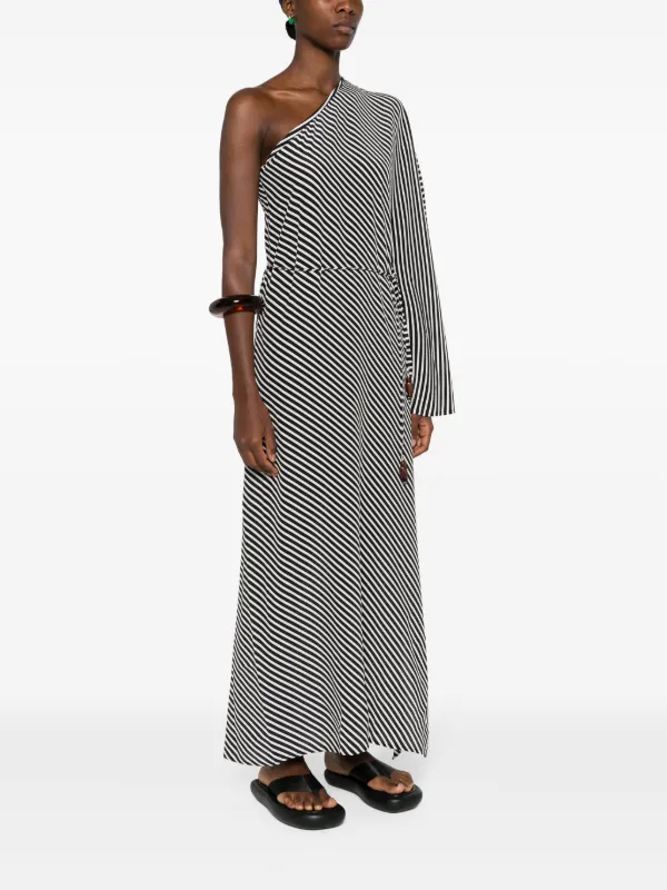 Faithfull The Brand Gino Silk Maxi Dress | Black | FARFETCH