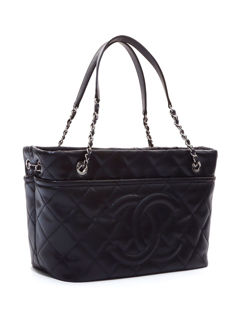 CHANEL 2013 CC quilted tote bag Women