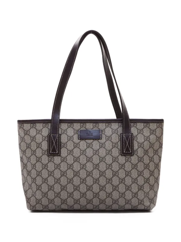Gucci canvas tote bag sales
