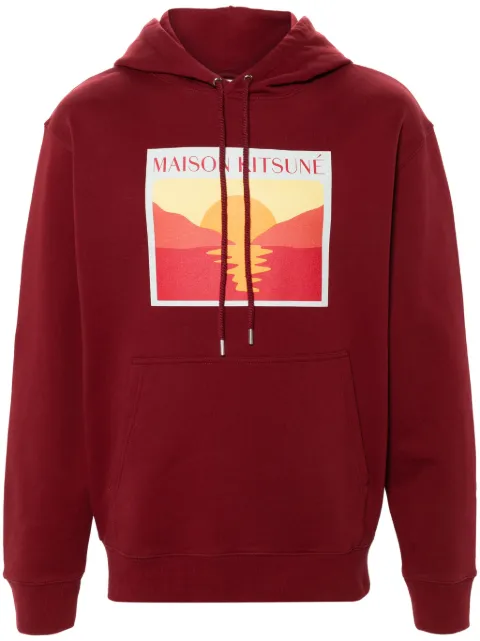 Maison Kitsuné 선셋 포스트카드 후디