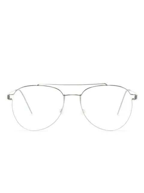 Lindberg pilot-frame glasses