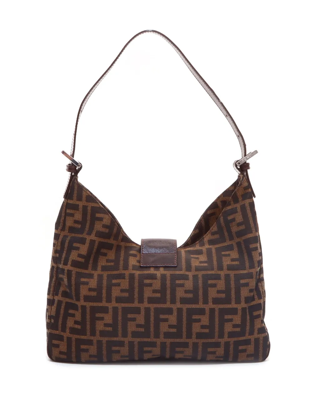 Fendi Pre-Owned Zucca Mamma Baguette schoudertas - Bruin