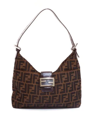 Fendi Pre Owned Zucca Mamma Baguette Shoulder Bag Brown FARFETCH ZA