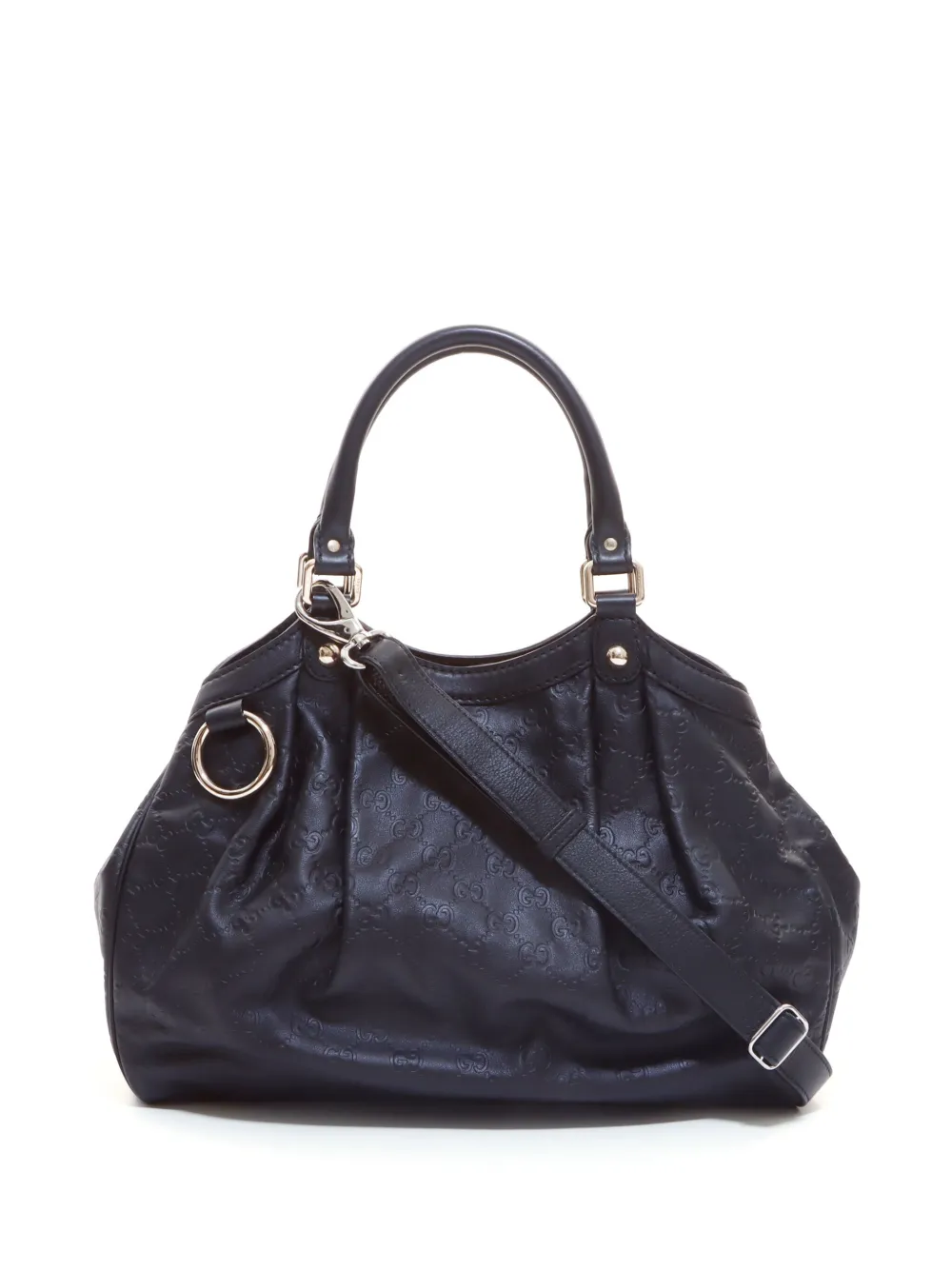 Gucci Pre Owned Sukey two way handbag women Calf Leather One Size Black