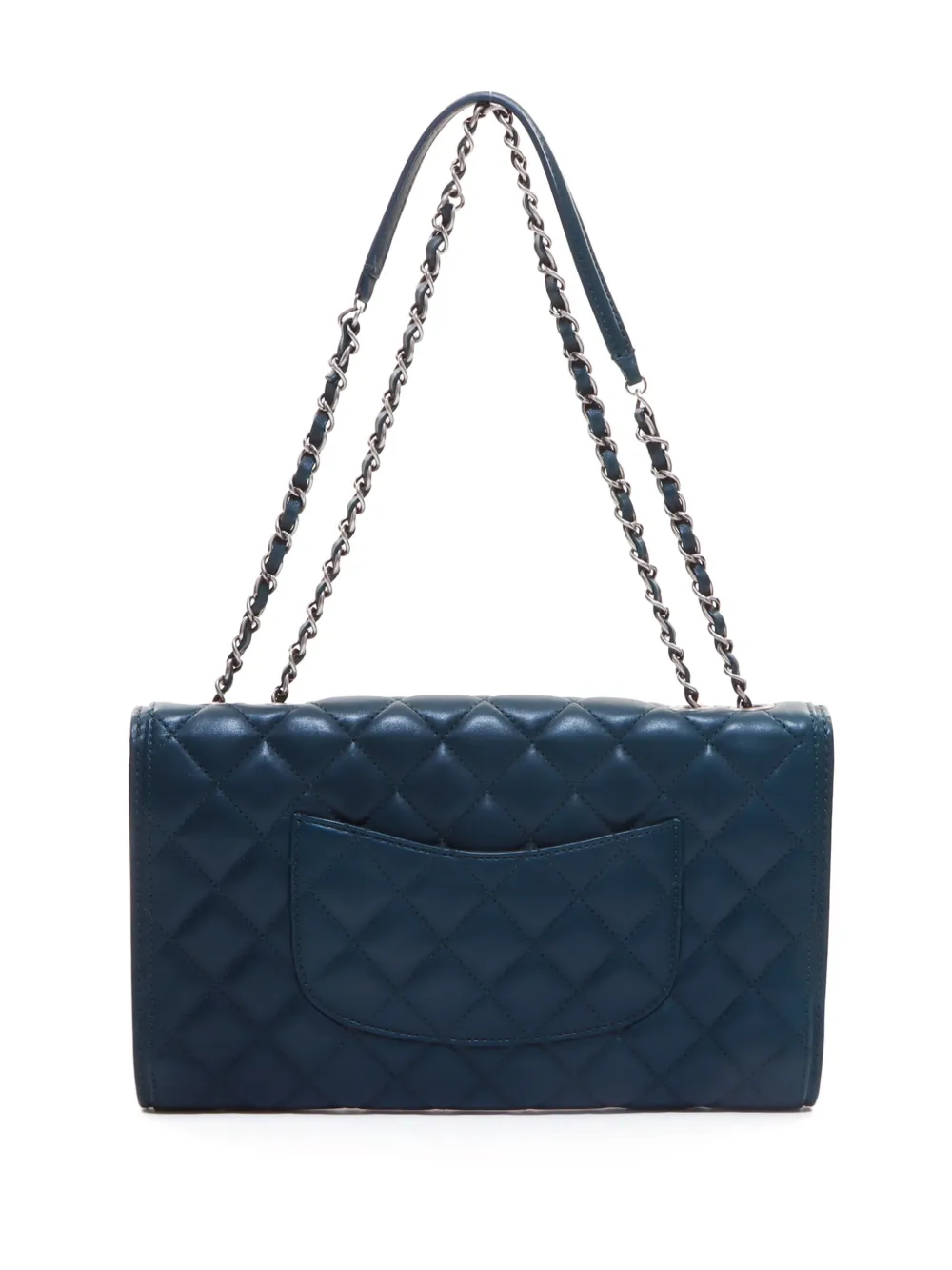 CHANEL Pre-Owned 2013-2014 gewatteerde schoudertas - Blauw