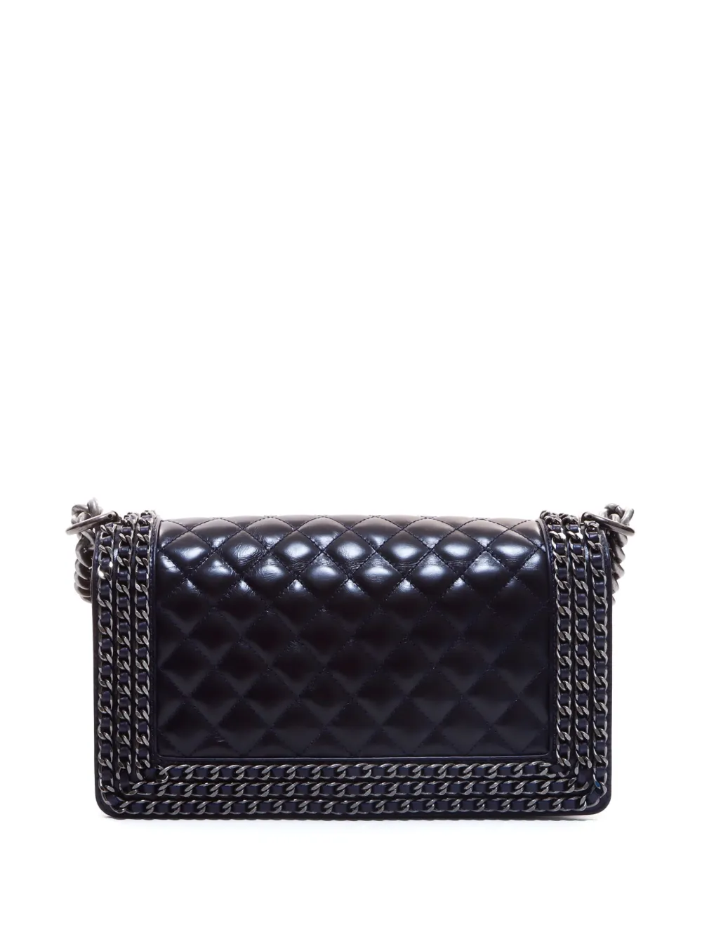 CHANEL Pre-Owned 2017 Boy Chanel schoudertas - Blauw