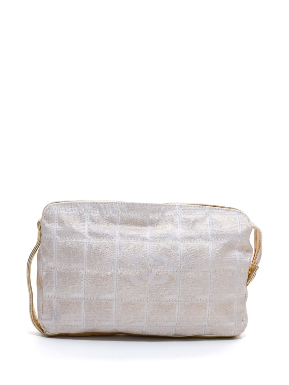 CHANEL Pre-Owned 2000-2001 Travel Line Clutch - Nude