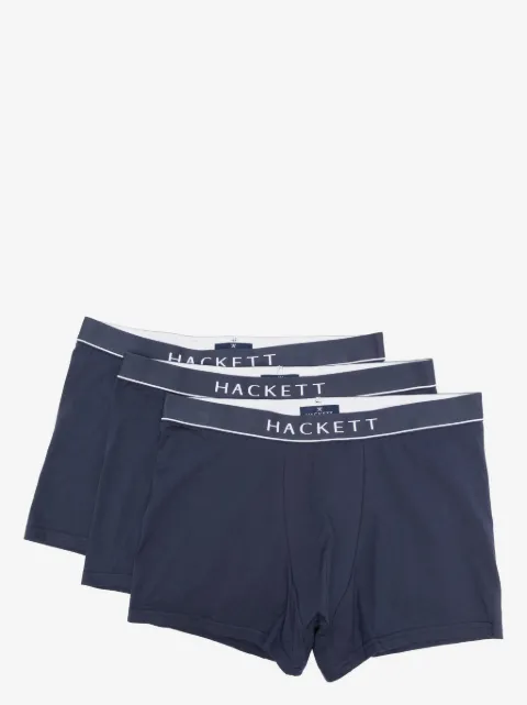 Hackett London logo-waistband cotton briefs (pack of three)