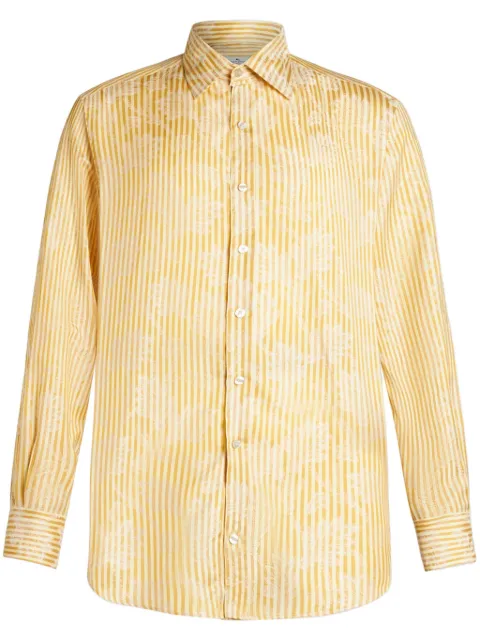 ETRO striped jacquard shirt