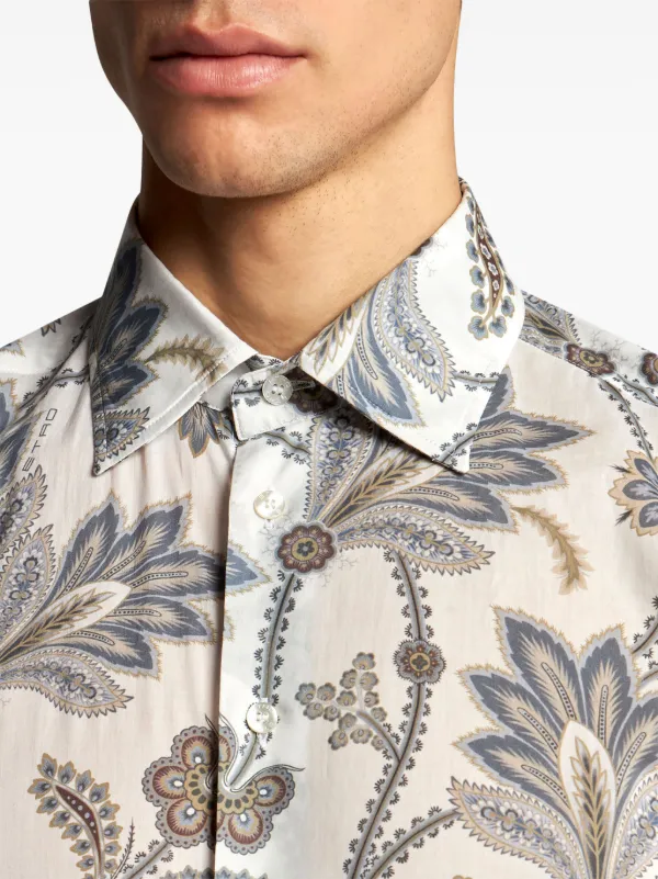 ETRO フローラル シャツ | ニュートラル | FARFETCH JP