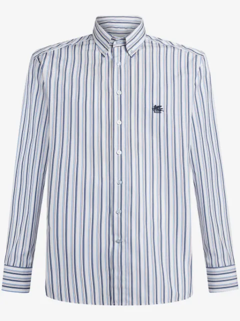 ETRO camisa con rayas estampadas